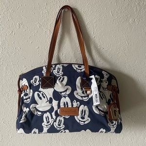 BLACK FRIDAY-Cyb3r Monday SALE: Dooney & Bourke blue Mickey Mouse medium tote